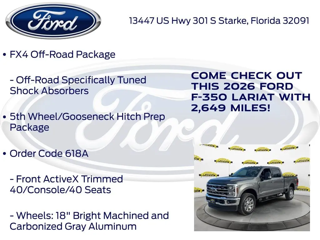 2026 Ford F-350 - $79,649