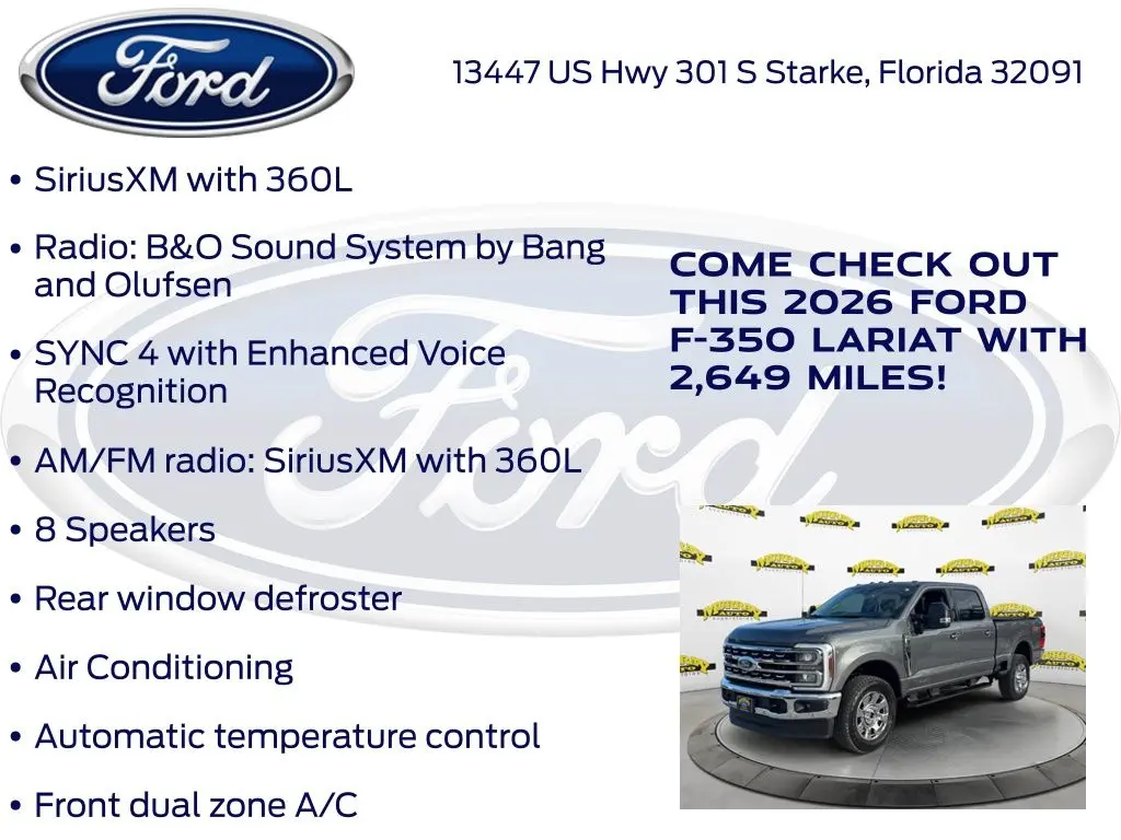 2026 Ford F-350 - $79,649