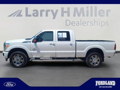 2015 Ford F-350 Super Duty 4X4 Platinum 4DR Crew Cab 6.8 FT. SB SRW Pickup