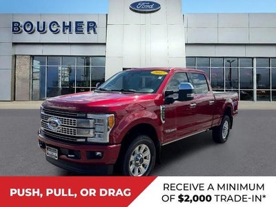 2017 Ford F-350 Super Duty 4X4 Platinum 4DR Crew Cab 8 FT. LB SRW Pickup