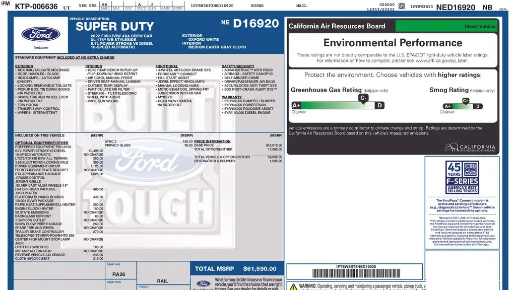 2022 Ford F-350 Super Duty King Ranch
