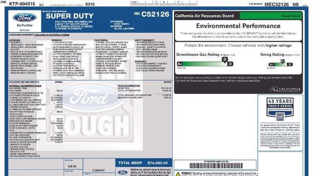 2021 Ford F-350 Super Duty King Ranch