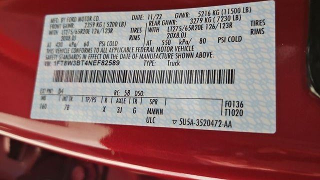 2022 Ford F-350 Super Duty Limited