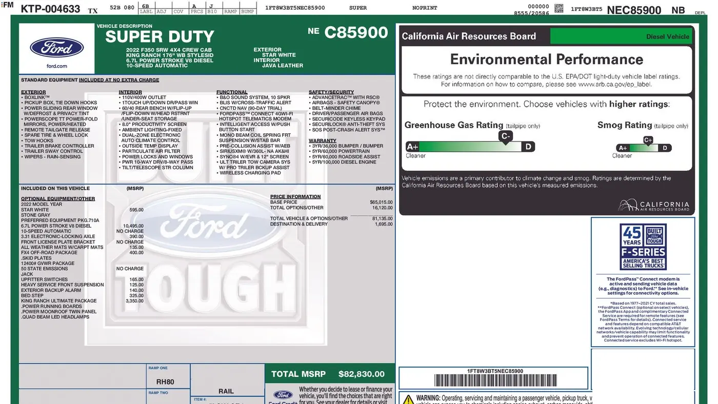 2022 Ford F-350 Super Duty King Ranch