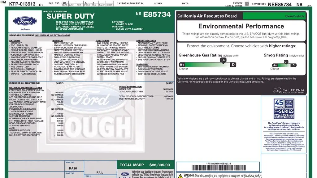 2022 Ford F-350 Super Duty King Ranch