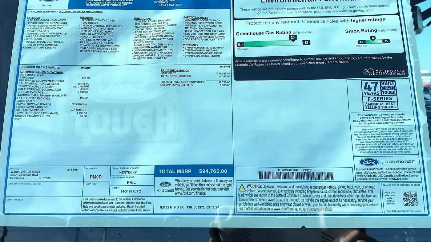 2024 Ford F-350 Super Duty King Ranch