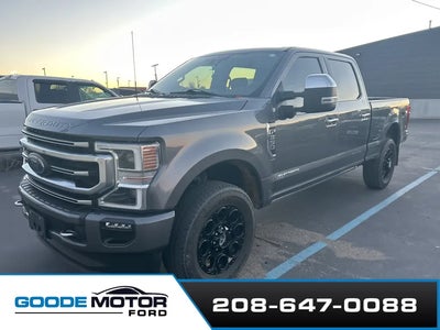 2022 Ford F-350 Super Duty 4X4 Platinum 4DR Crew Cab 8 FT. LB SRW Pickup