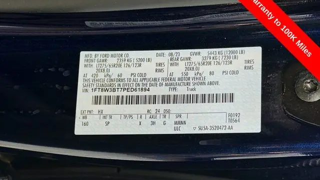 2023 Ford F-350 Super Duty Platinum