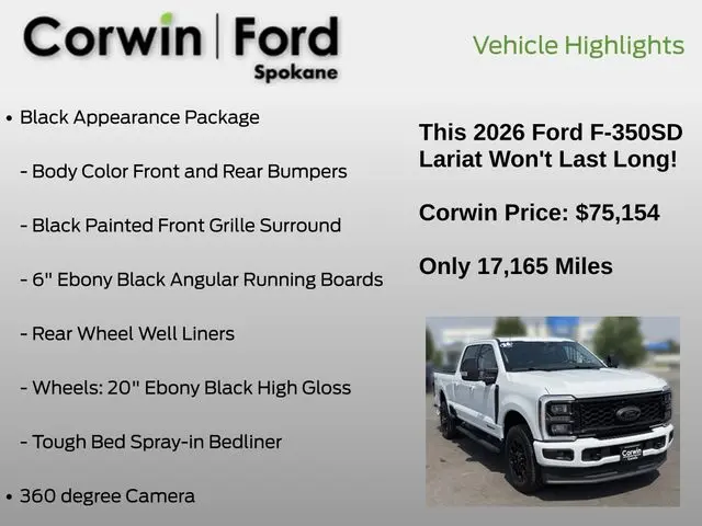 2026 Ford F-350 - $75,154