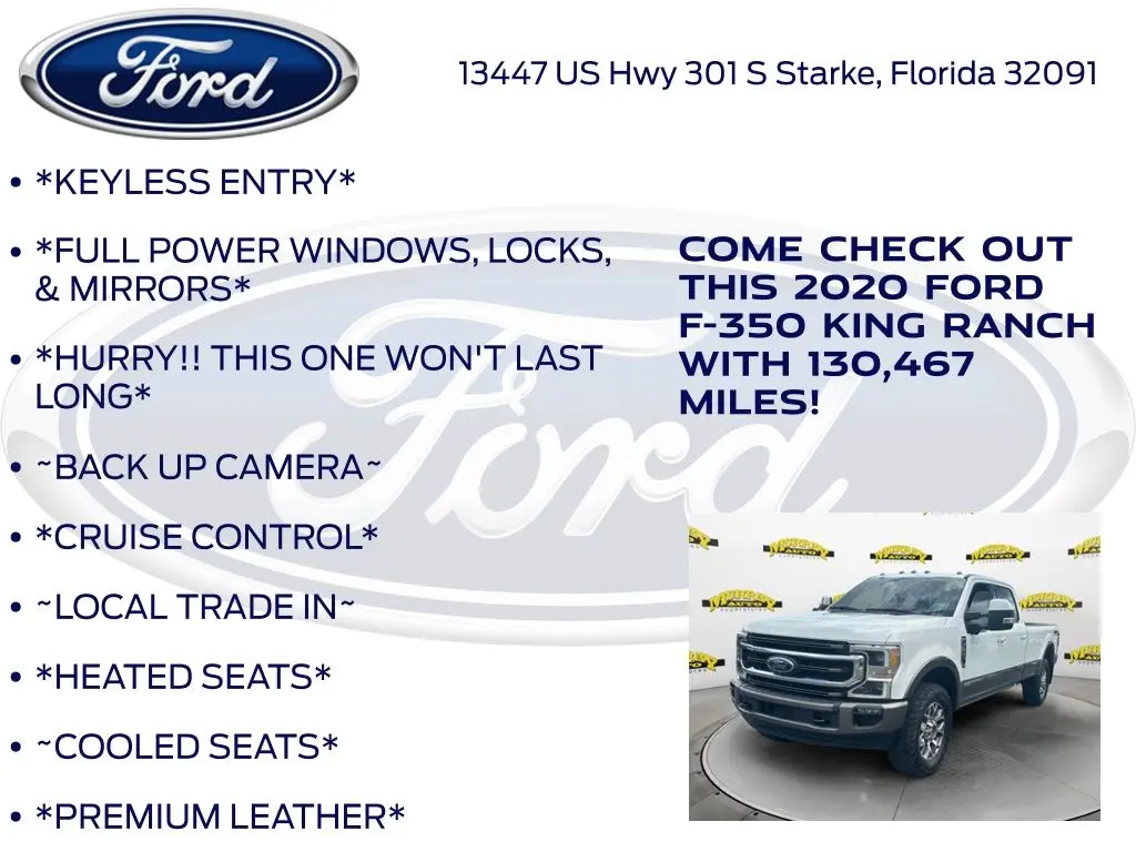 2020 Ford F-350 - $45,777
