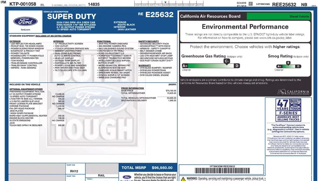 2024 Ford F-350 Super Duty King Ranch