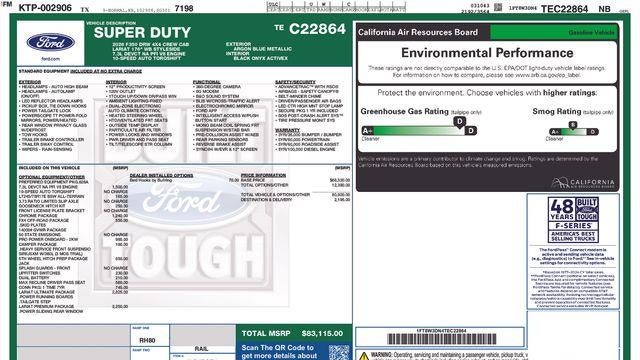 2026 Ford F-350 Super Duty King Ranch