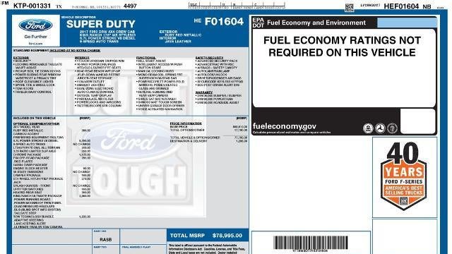 2017 Ford F-350 Super Duty Lariat