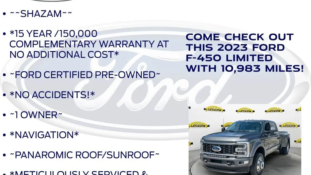 2023 Ford F-450 Super Duty King Ranch