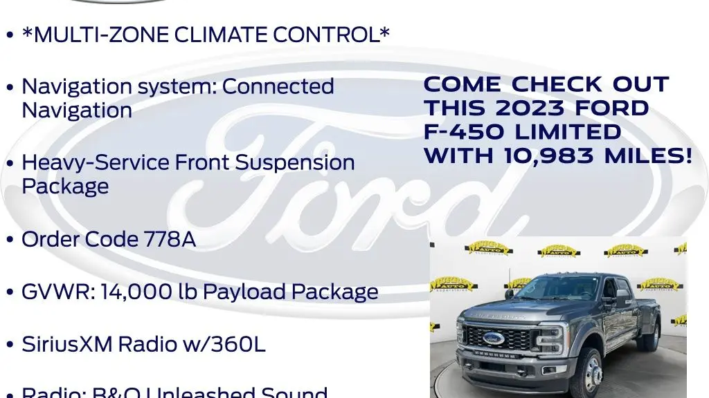 2023 Ford F-450 Super Duty King Ranch