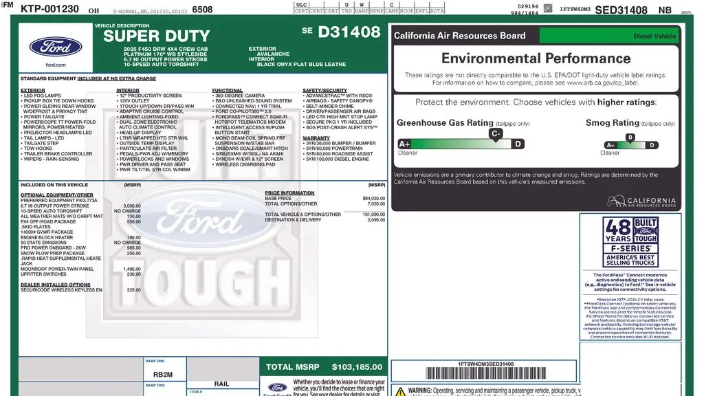 2025 Ford F-450 Super Duty King Ranch