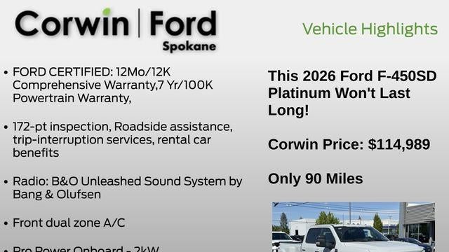 2026 Ford F-450 Super Duty XLT