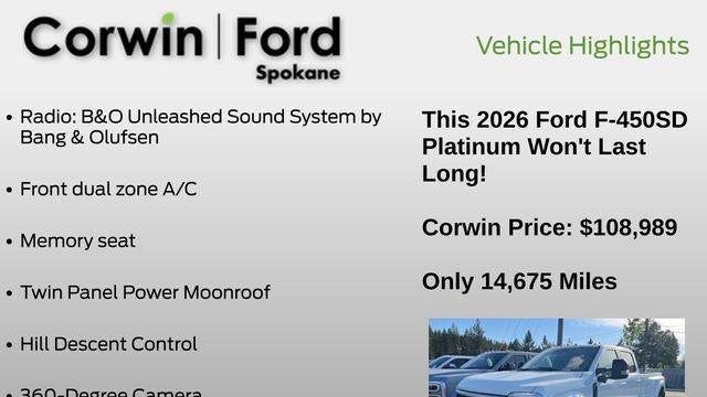 2026 Ford F-450 Super Duty XLT