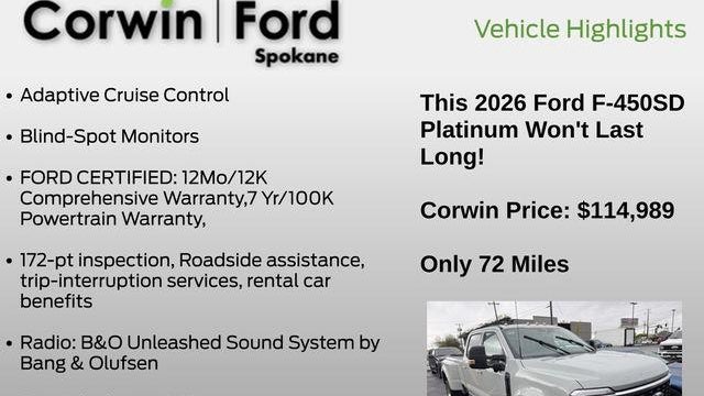 2026 Ford F-450 Super Duty XLT