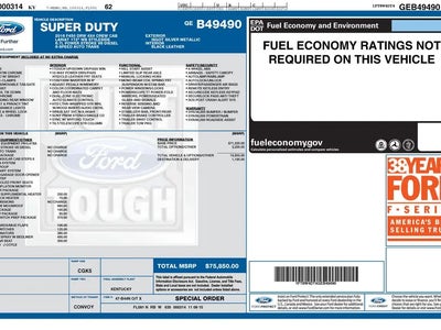 2016 Ford F-450 Super Duty 4X4 Platinum 4DR Crew Cab 8 FT. LB DRW Pickup