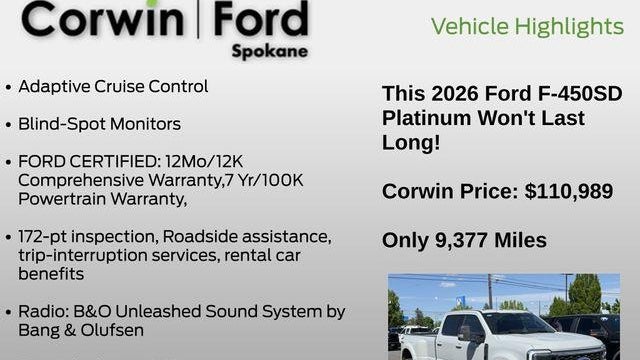 2026 Ford F-450 Super Duty XLT
