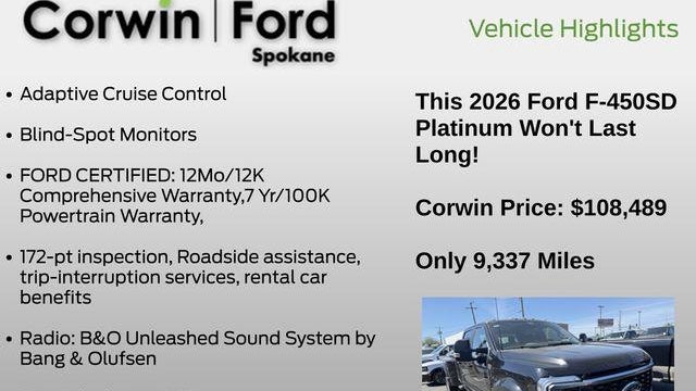 2026 Ford F-450 Super Duty XLT