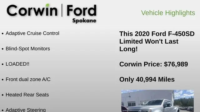 2020 Ford F-450 Super Duty King Ranch