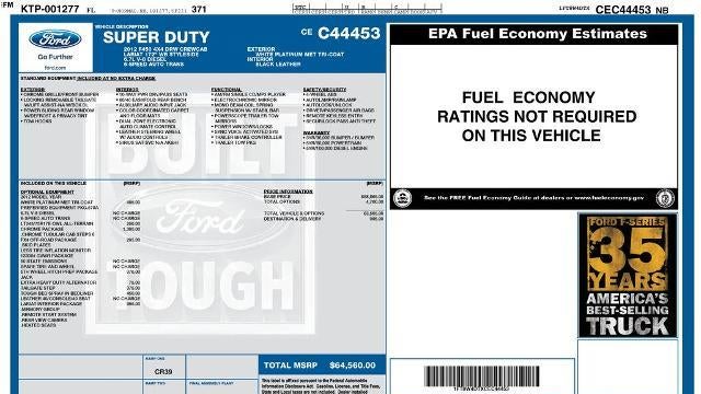 2012 Ford F-450 Super Duty King Ranch