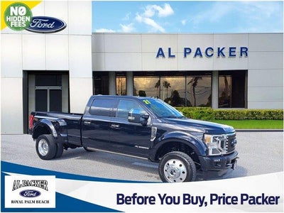Photo of a 2021 Ford F-450 Super Duty 4X4 Platinum 4DR Crew Cab 8 FT. LB DRW Pickup for sale
