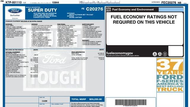 2015 Ford F-350 Super Duty Lariat