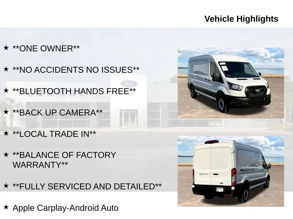 2026 Ford Transit - $47,500