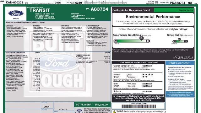2023 Ford Transit 250