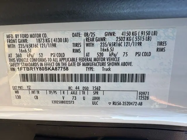 2025 Ford Transit - $31,501