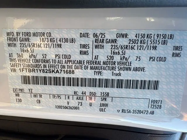 2025 Ford Transit - $31,501