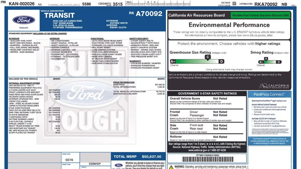 2024 Ford Transit 250