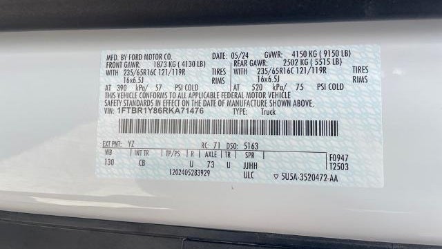 2024 Ford Transit 250