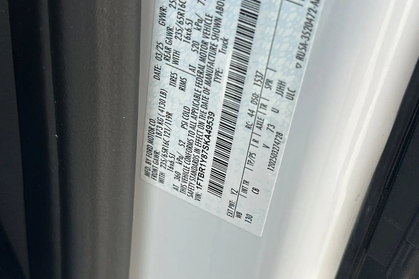 2025 Ford Transit