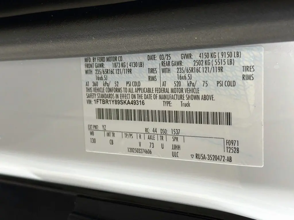 2025 Ford Transit - $30,299