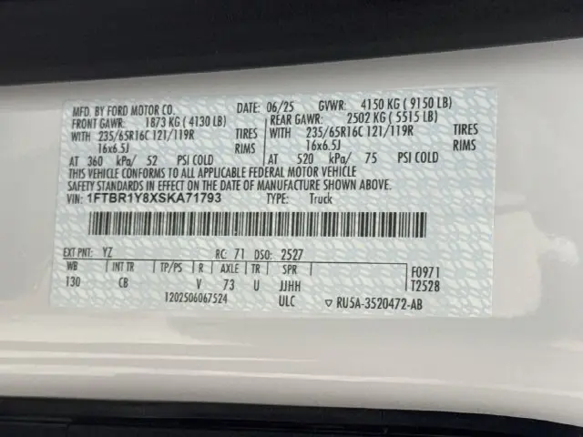 2025 Ford Transit - $32,812