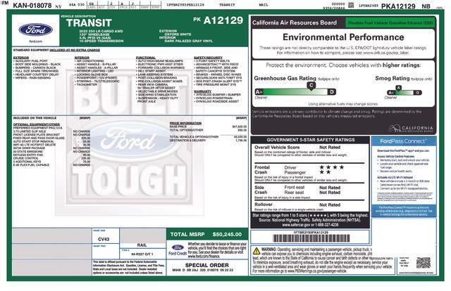 2023 Ford Transit - $20,786