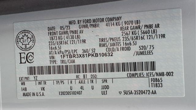 2023 Ford Transit 250