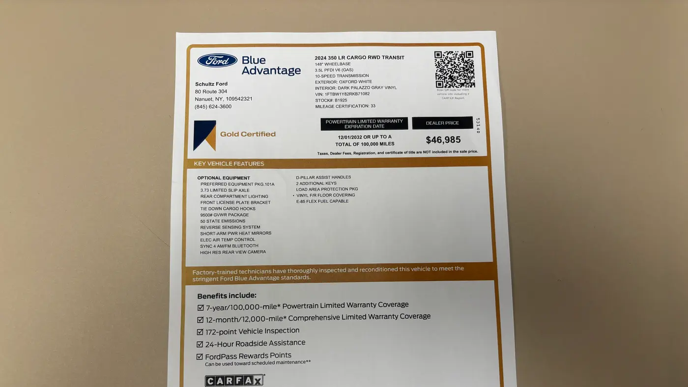 2024 Ford Transit 350