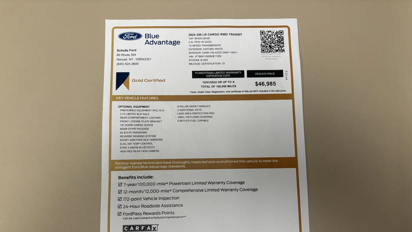 2024 Ford Transit 350