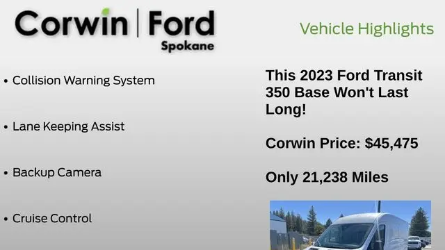 2023 Ford Transit 350