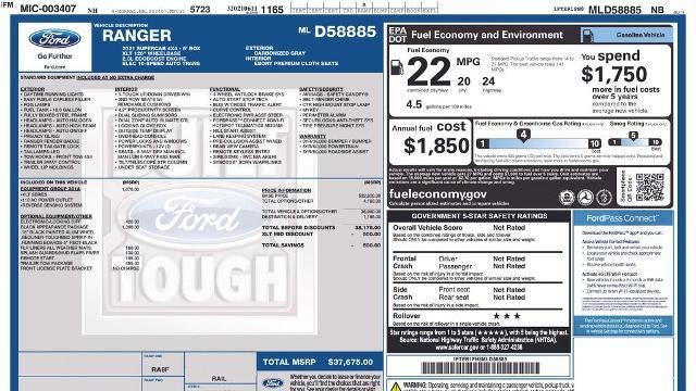 2021 Ford Ranger XL