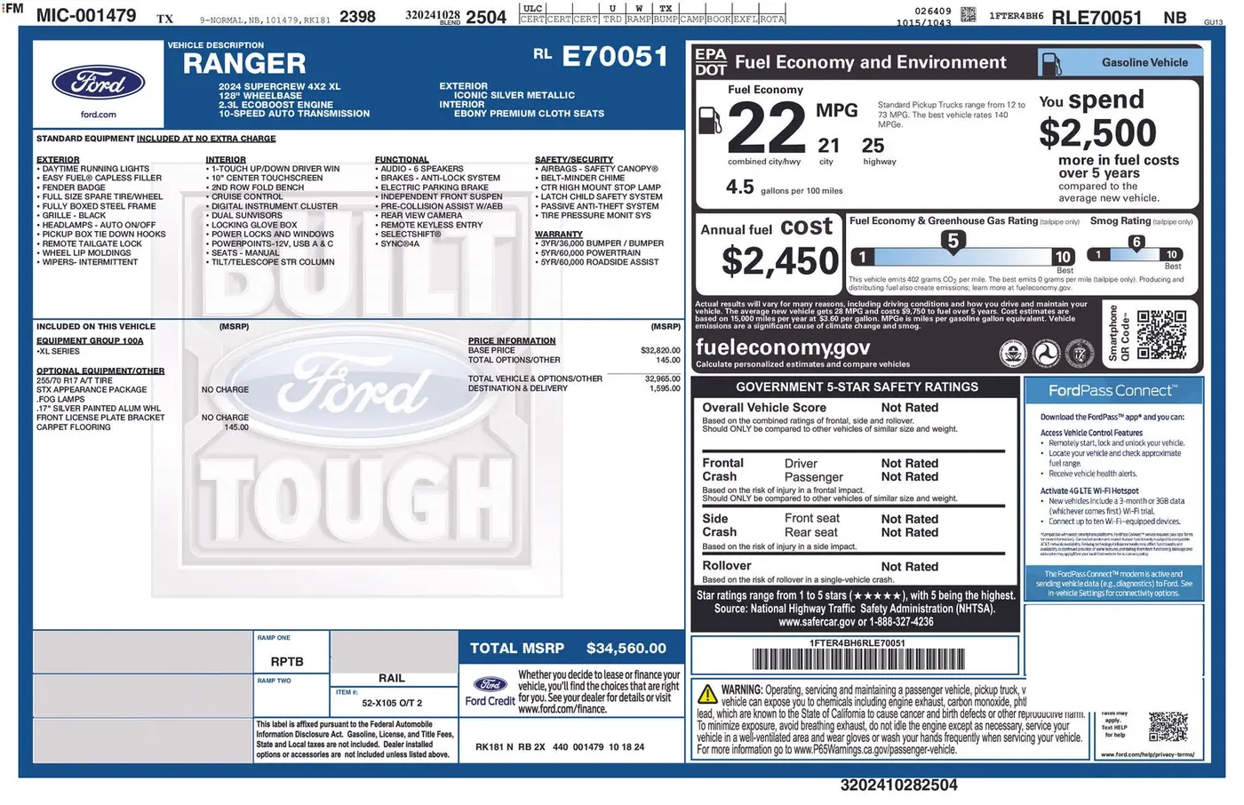 2024 Ford Ranger