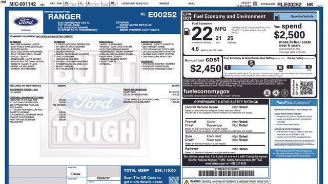 2024 Ford Ranger XL