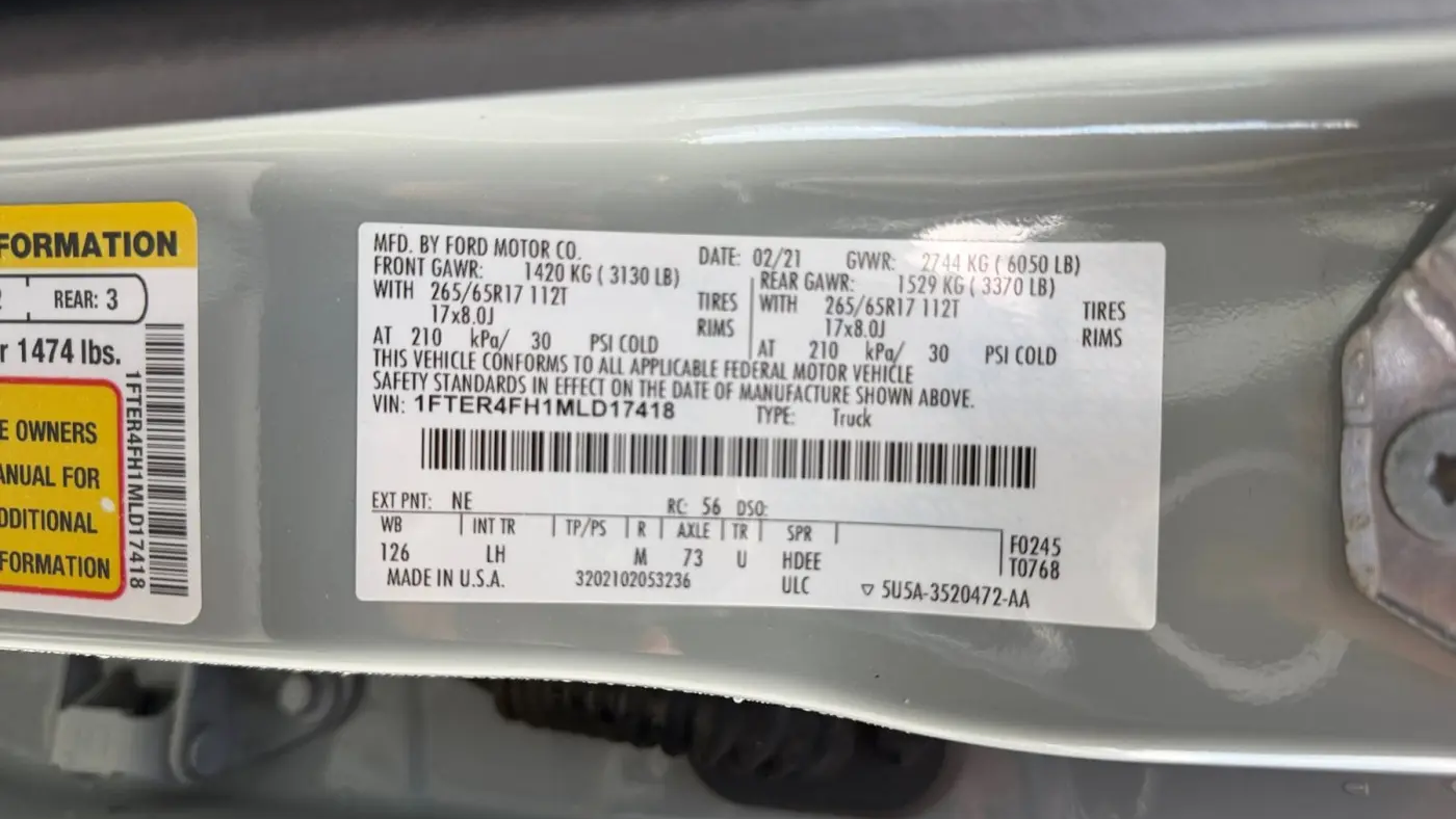 2021 Ford Ranger XL
