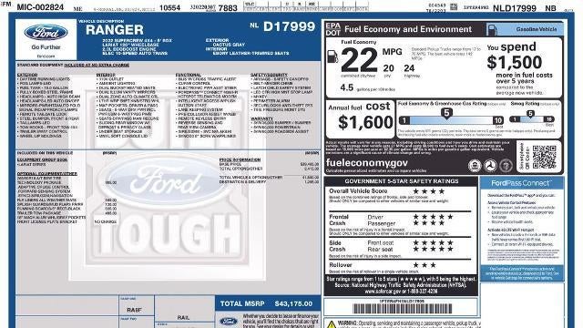 2022 Ford Ranger XL