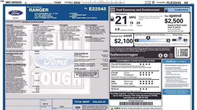 2023 Ford Ranger XL